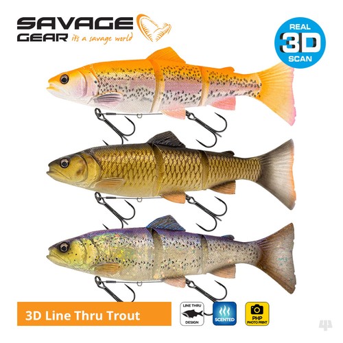 Savage gear line - savage, 3d