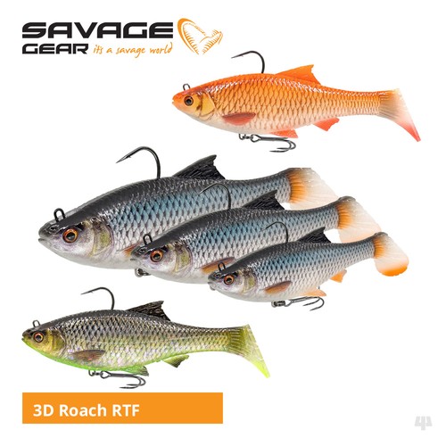 Savage gear roach shad - savage, 3d