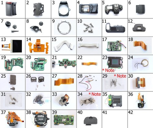 Nikon d80 dsrl part door - nikon, board