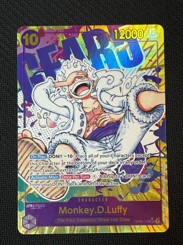 One piece tcg - one, monkey.d.luffy